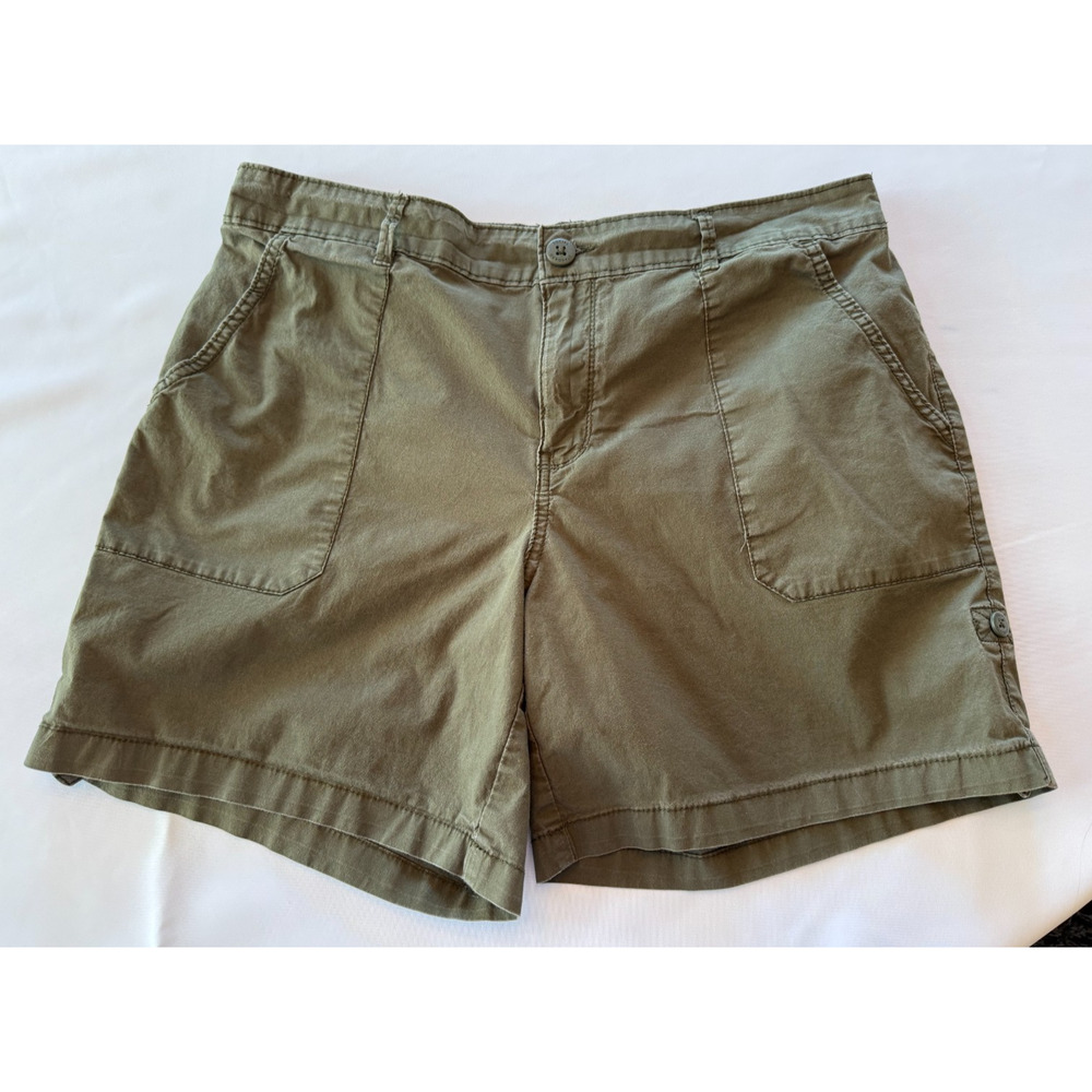 Women’s Olive Green Casual Shorts
